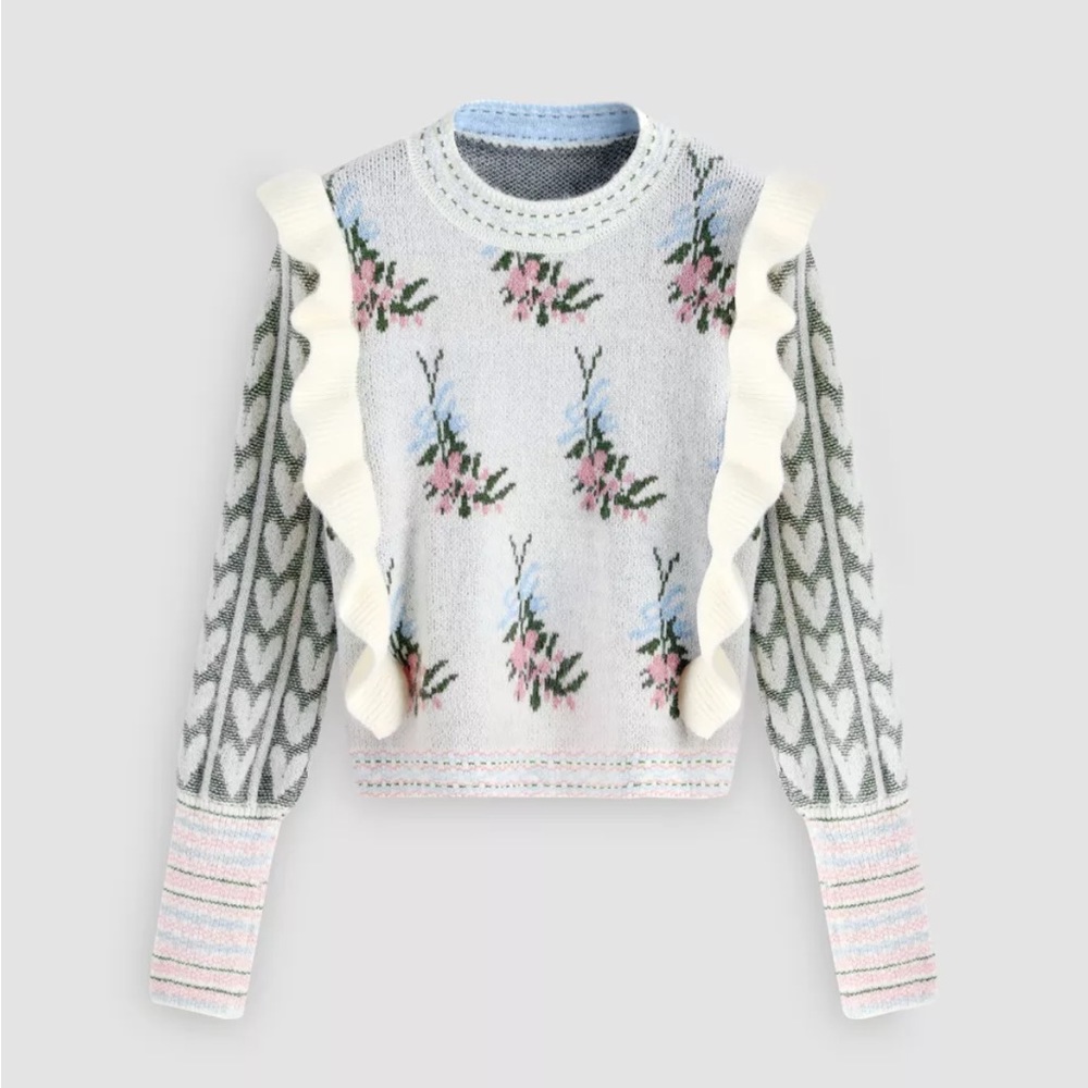 Floral Sweater great for spring!